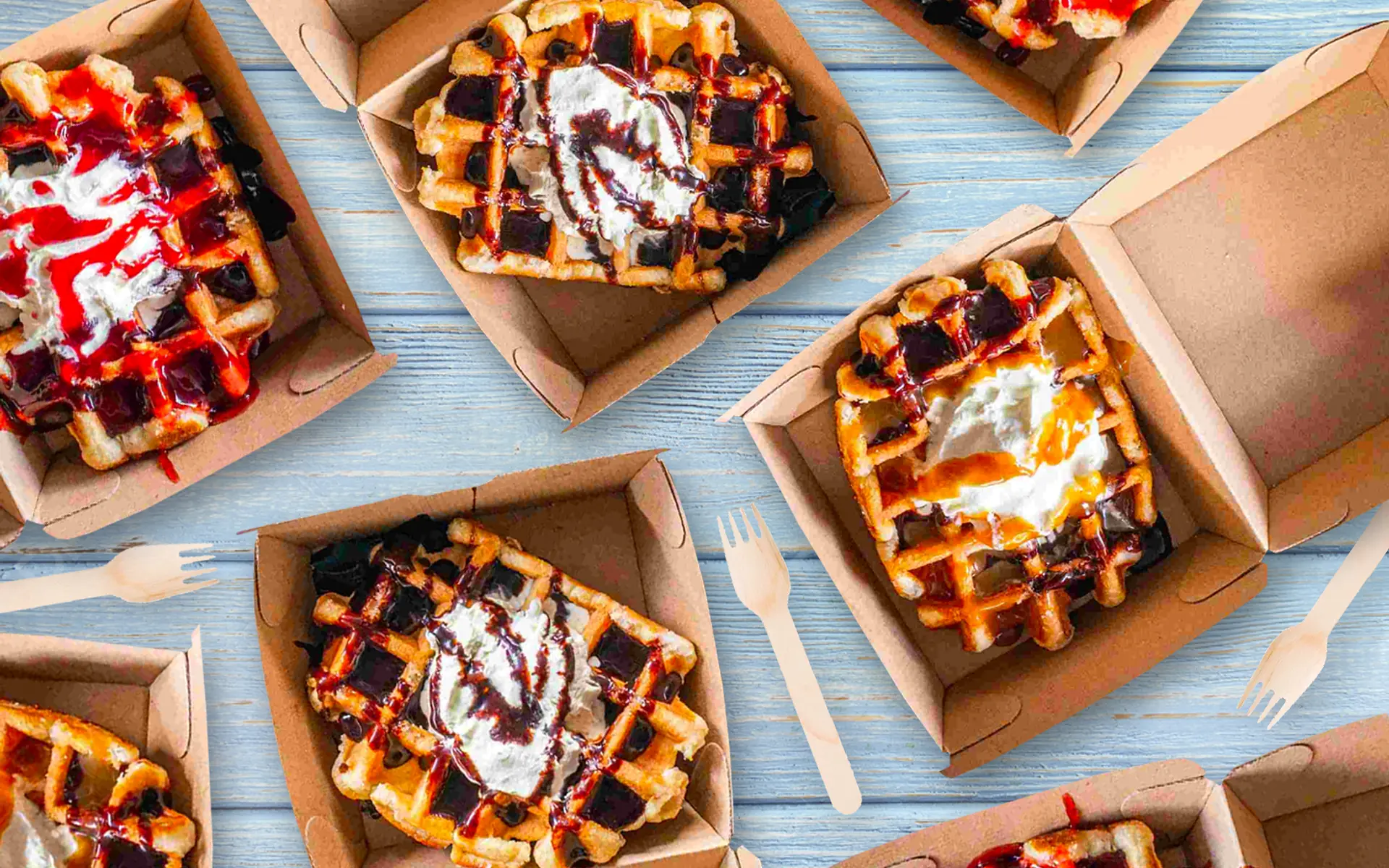 Get The Waffle Store delivered to your door with Delivereasy