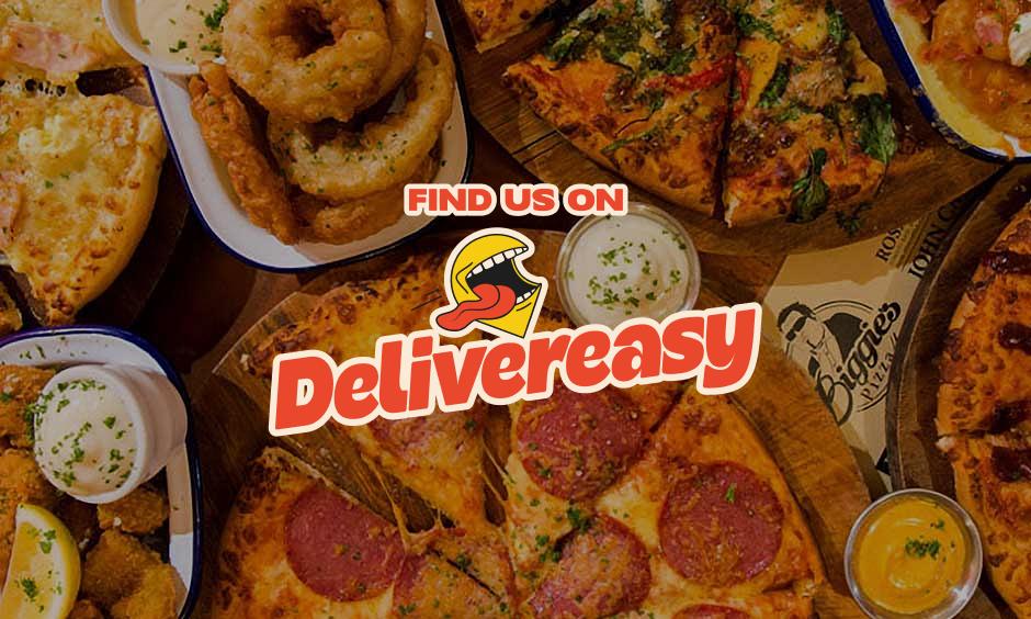 Get Biggie's Pizza delivered to your door with Delivereasy