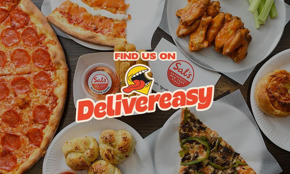 Get Sal's Pizza delivered to your door with Delivereasy