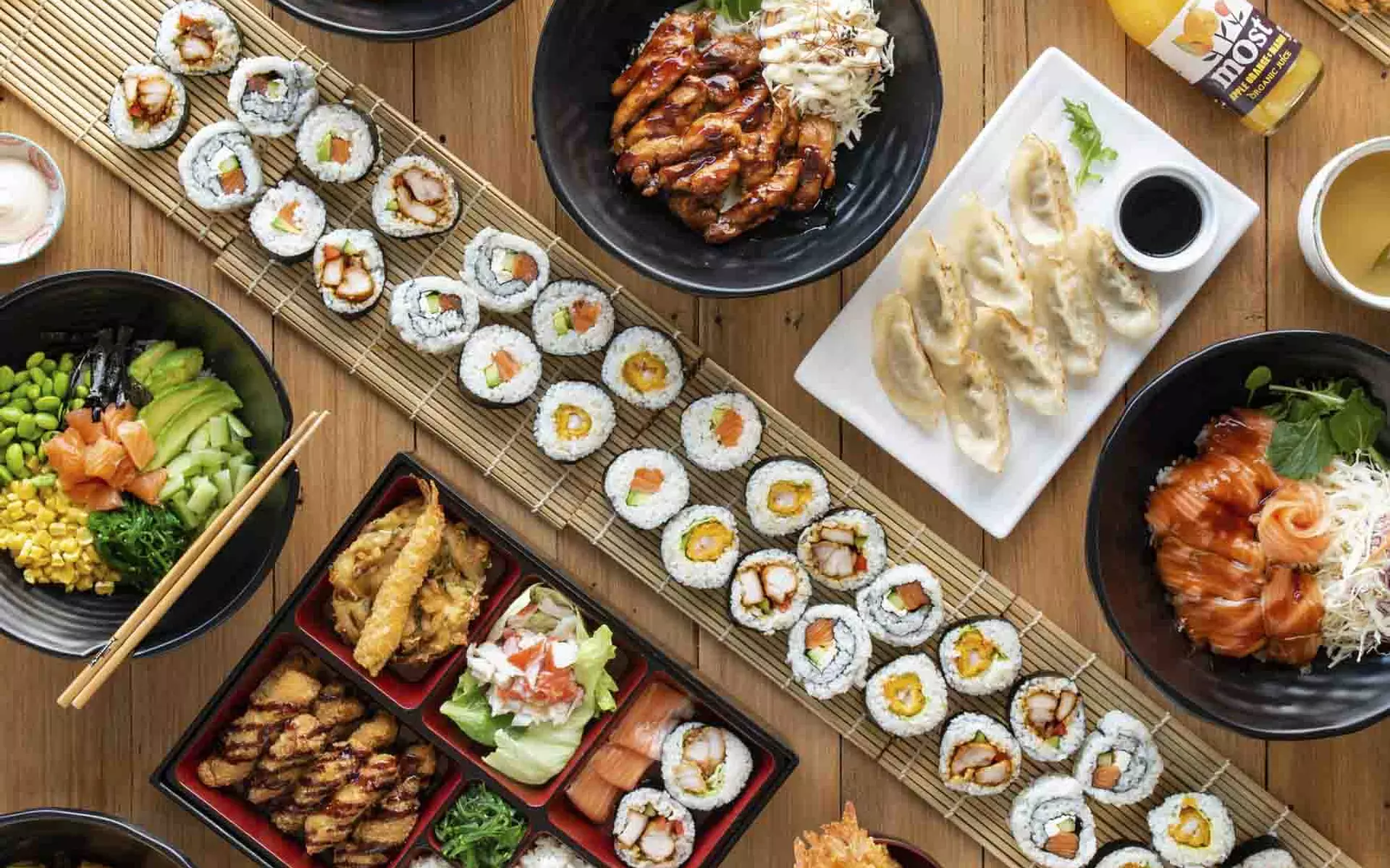 Get The Sushi Shop delivered to your door with Delivereasy