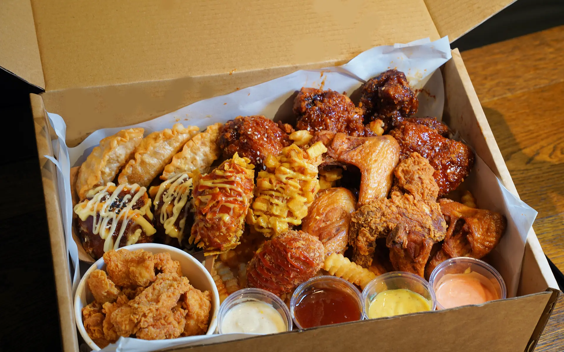 Get Wing Wing Korean Street Food delivered to your door with Delivereasy