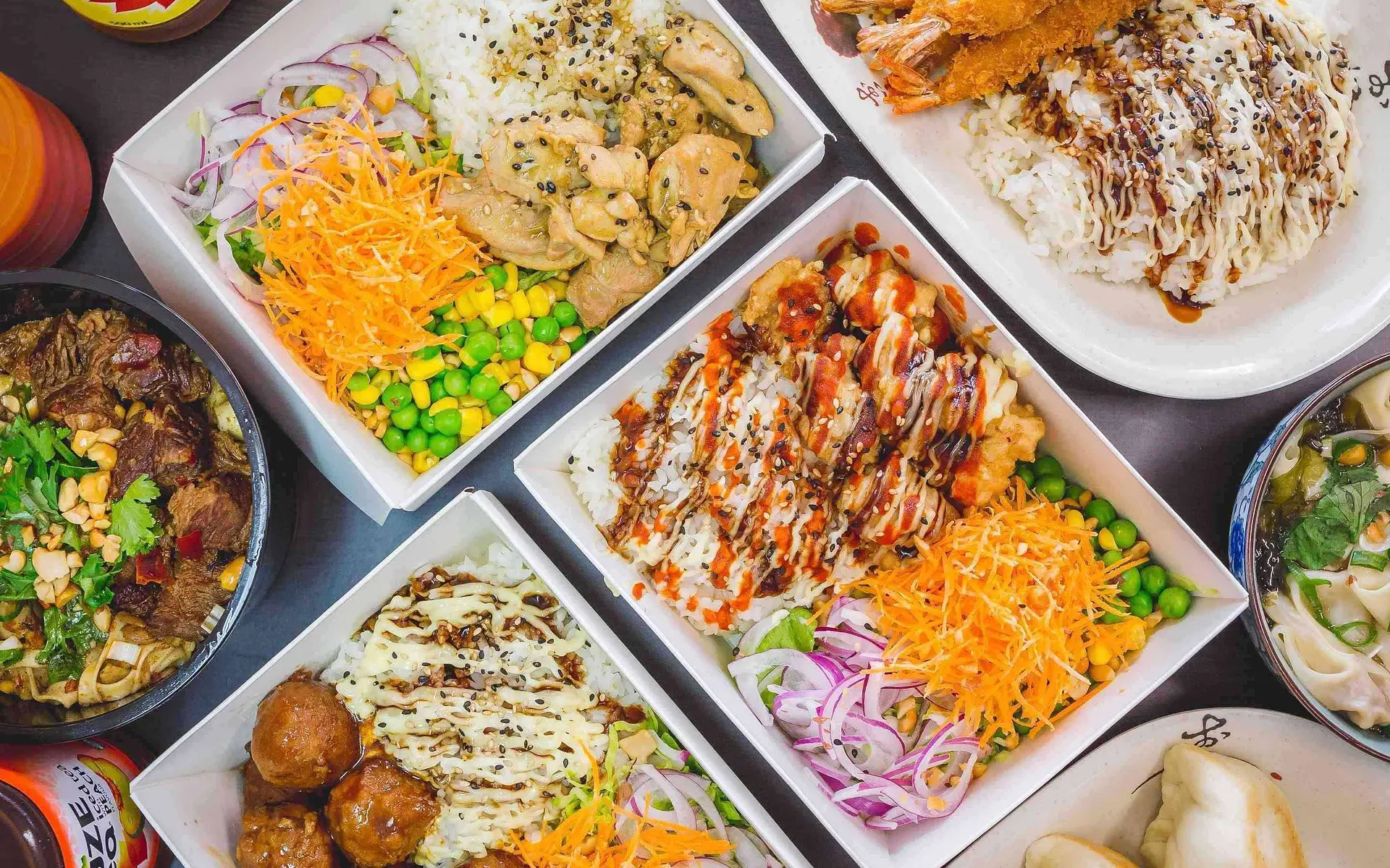 Get FJ Noodles & Dumplings delivered to your door with Delivereasy