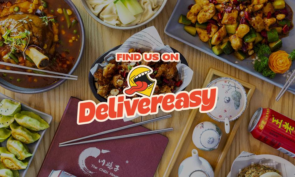 Get The Chilli House delivered to your door with Delivereasy